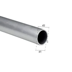 Buis rond aluminium brut 16x1000x1mm