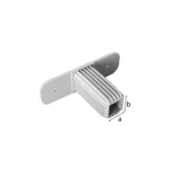 Buisverbinder 1-weg 20x20 mm