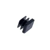 Buisvoet zwart 24x24 mm