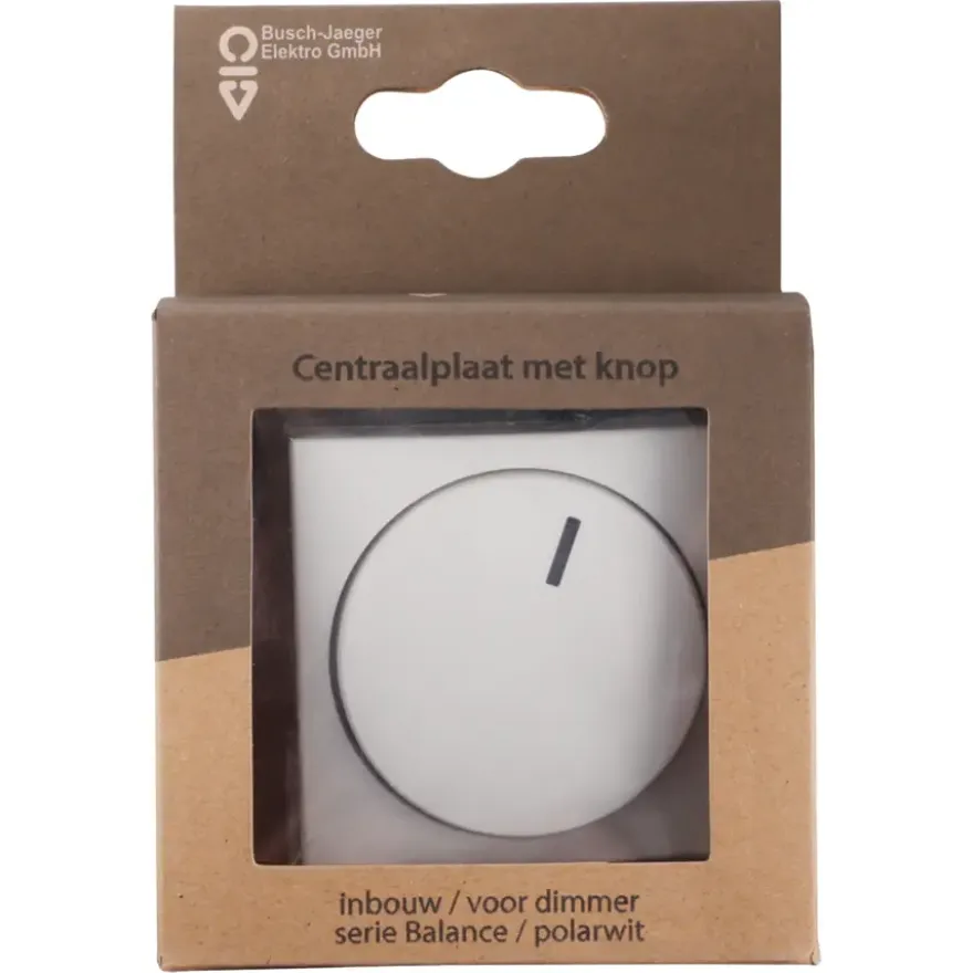 Busch-Jaeger Balance SI Centraalplaat Dimmer Wit