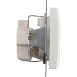 Busch-Jaeger Balance SI Enkel Geaard Stopcontact Wit