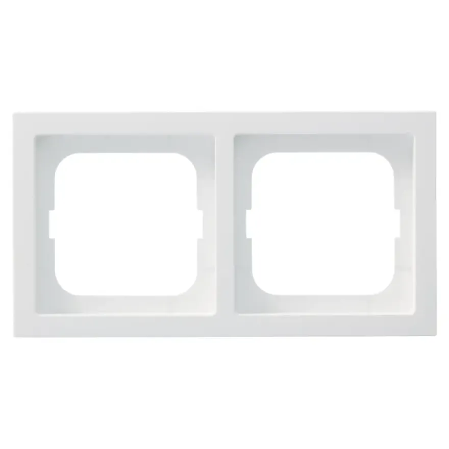 Busch-Jaeger Future Linear afdekraam 2-voudig wit