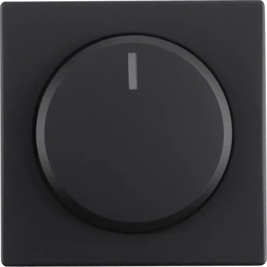Busch-Jaeger Future Linear centraalplaat dimmer zwart