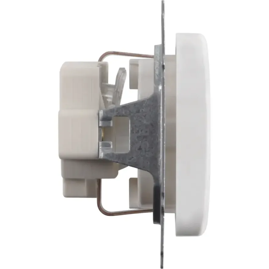 Busch-Jaeger Reflex SI Enkel Geaard Stopcontact Wit