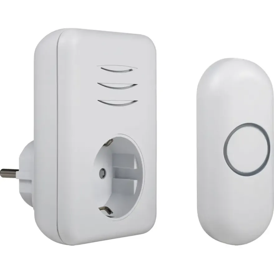 Byron DBY-22313 Draadloze deurbelset plugin met stopcontact 150m