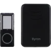 Byron DBY-22352 Draadloze deurbelset plugin 150m Zwart