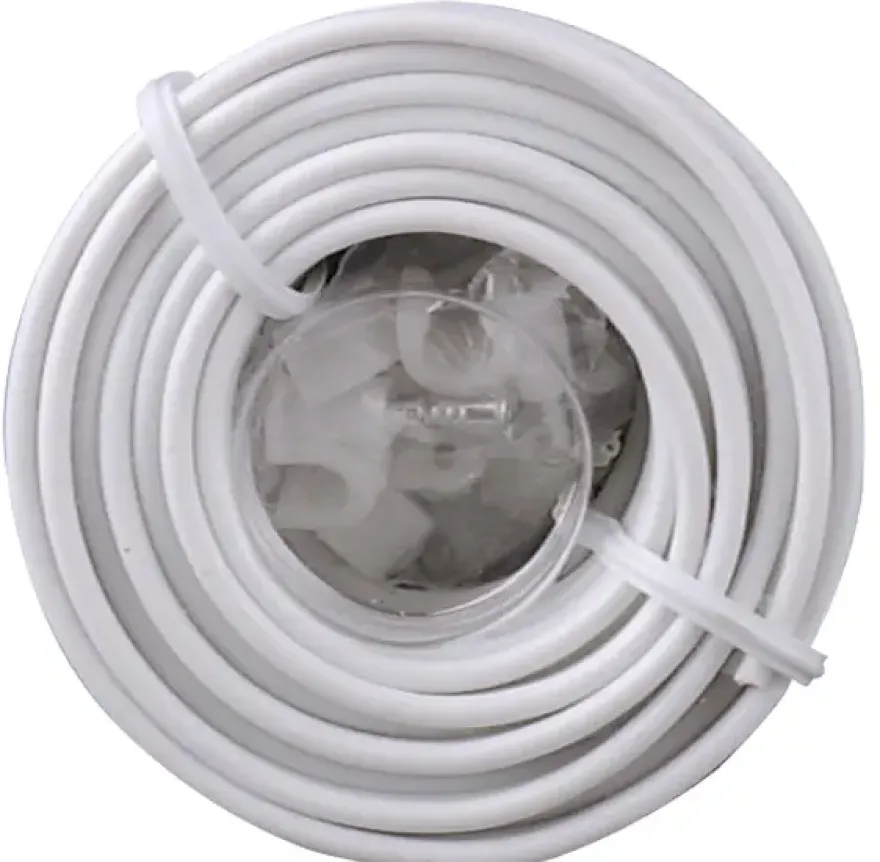 Byron deurbel montageset 9 meter snoer en clips