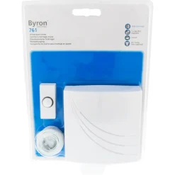 Byron 761 deurbelset bedraad wit