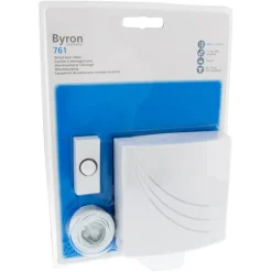 Byron 761 deurbelset bedraad wit