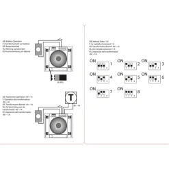 Byron 761 deurbelset bedraad wit