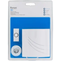 Byron 761 deurbelset bedraad wit