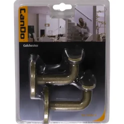 CanDo leuninghouder Colchester Oud Brons (2 stuks)