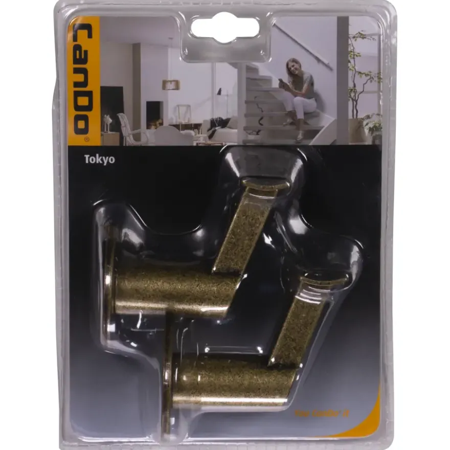 CanDo leuninghouder Tokyo Oud Brons (2 stuks)
