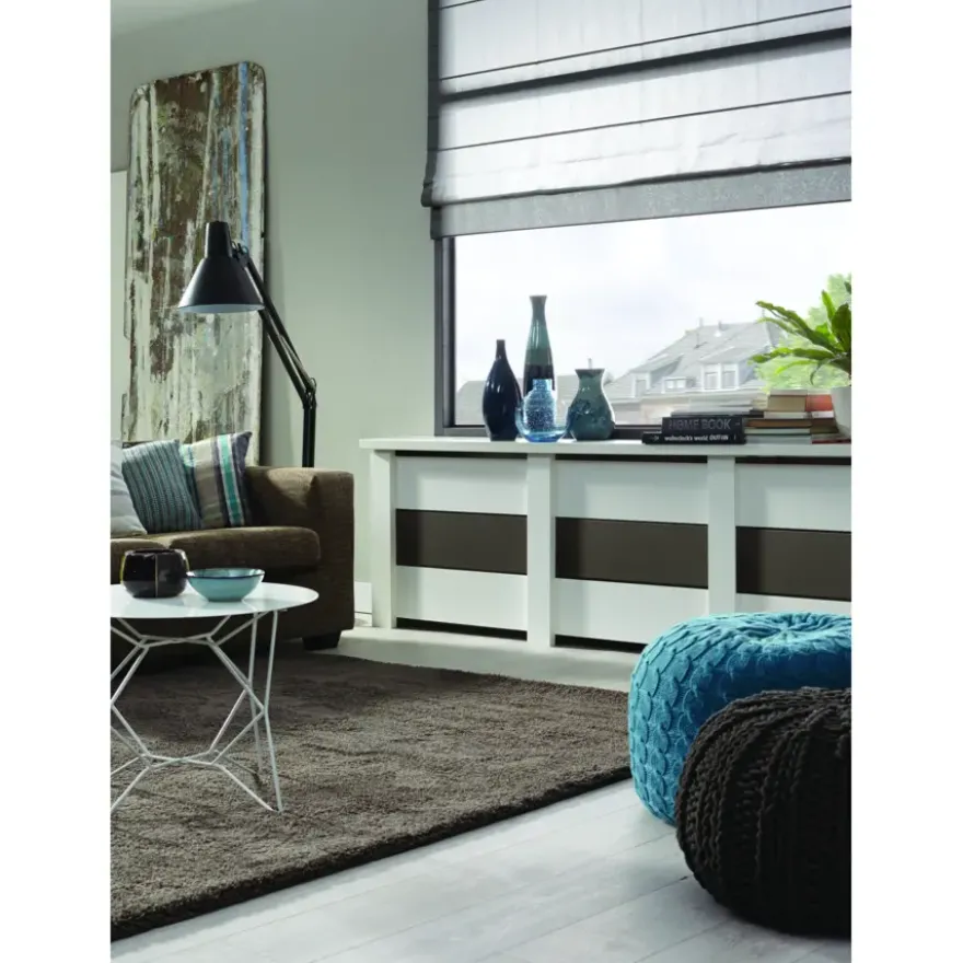 CanDo Radiatorpaneel Mix&Match Taupe MDF 100x20 cm