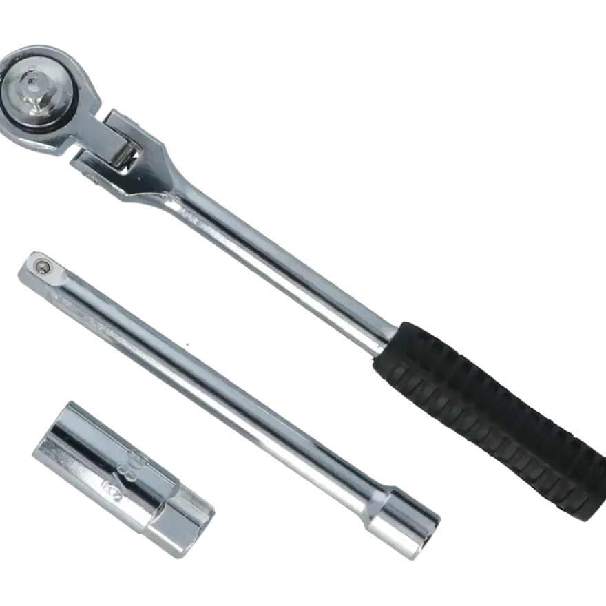Carpoint bougiesleutel met ratel 16mm