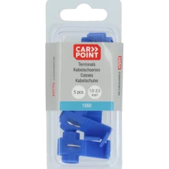 Carpoint Aftakklem 1560 blauw blister 5 Stuks