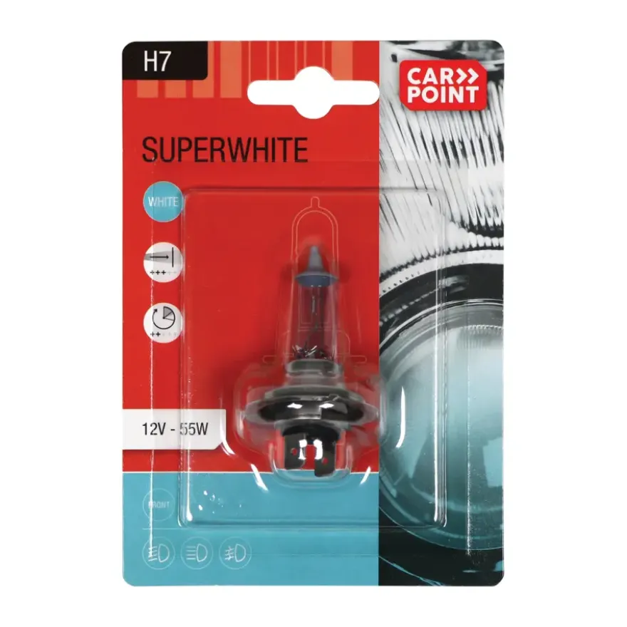 Carpoint autolamp H7 Superwhite 12V 55W