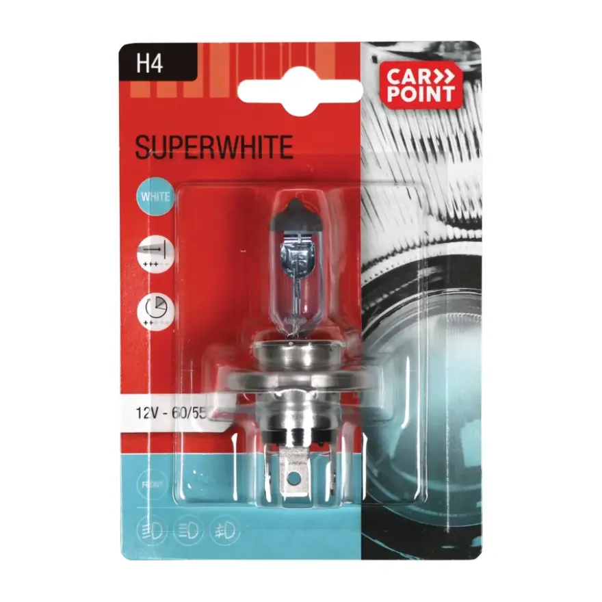 Carpoint autolamp H4 Superwhite 12V 60/55W