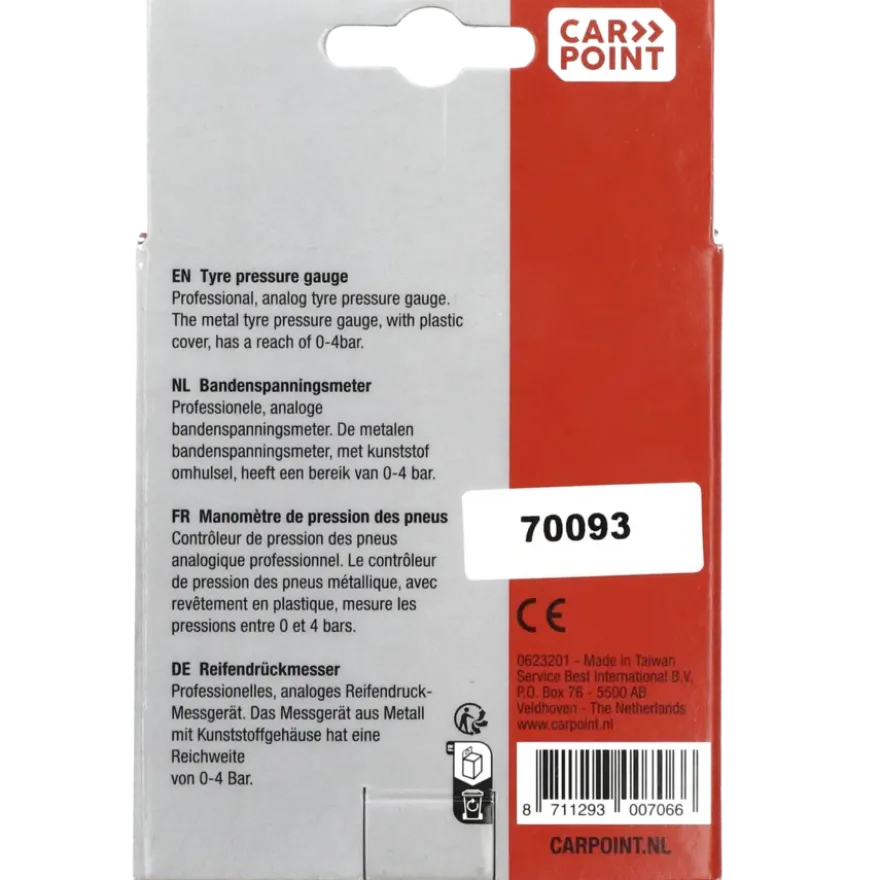 Carpoint Bandenspanningsmeter Professioneel
