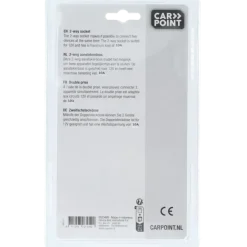 Carpoint dubbele verlengkabel tbv 12 volt lengte 2x2M