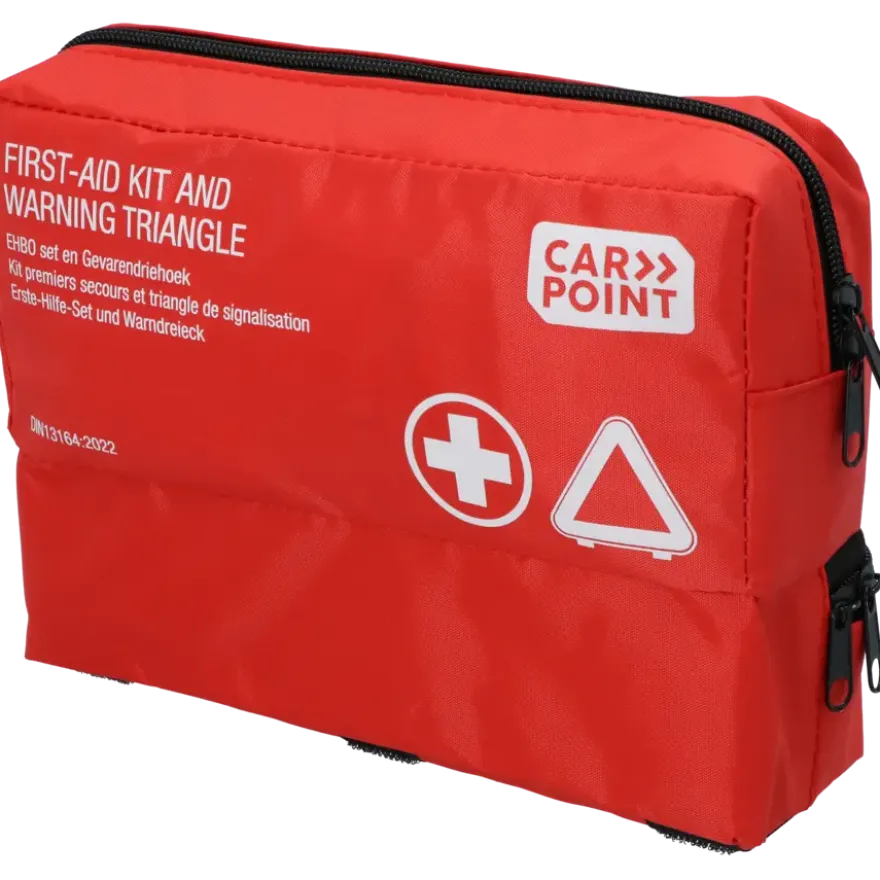 Carpoint EHBO-set DIN13164:2022 + gevarendriehoek