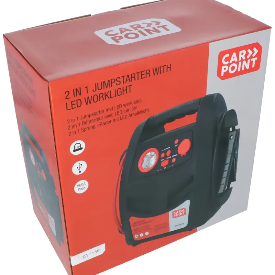 Carpoint jumpstarter 2in1 12V/17Ah