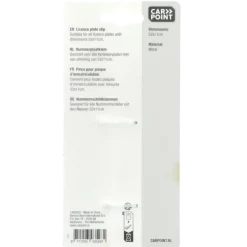 Carpoint Kentekenplaatklemmen