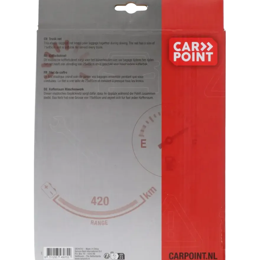 Carpoint kofferbaknet 75x85cm