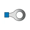 Carpoint Ring Kabelschoen 560 M6 blauw blister 10 Stuks