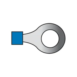 Carpoint Ring Kabelschoen 560 M6 blauw blister 10 Stuks