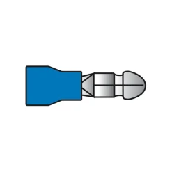 Carpoint Rondstekker 550 Ø 5.0mm blauw blister 10 Stuks