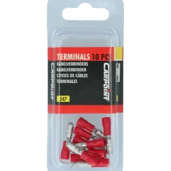 Carpoint Rondstekker 547 Ø 4.0mm rood blister 10 Stuks