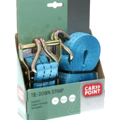 Carpoint Spanband met Ratel en Haken 5 Meter