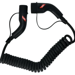 Carpoint spiraal laadkabel elektrische auto type 2 - 2 32a 1ph 6 meter