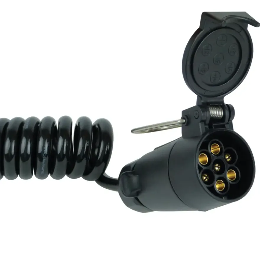 Carpoint spiraal trailer verlengkabel 7p - 7p stekker/stekkerdoos