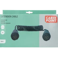 Carpoint spiraal trailer verlengkabel 13p - 13p stekker/stekker