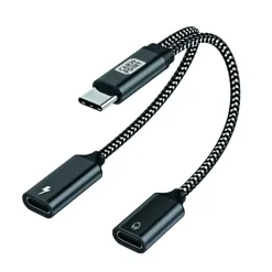 Carpoint splitter USB-C naar dubbele USB-C kabel