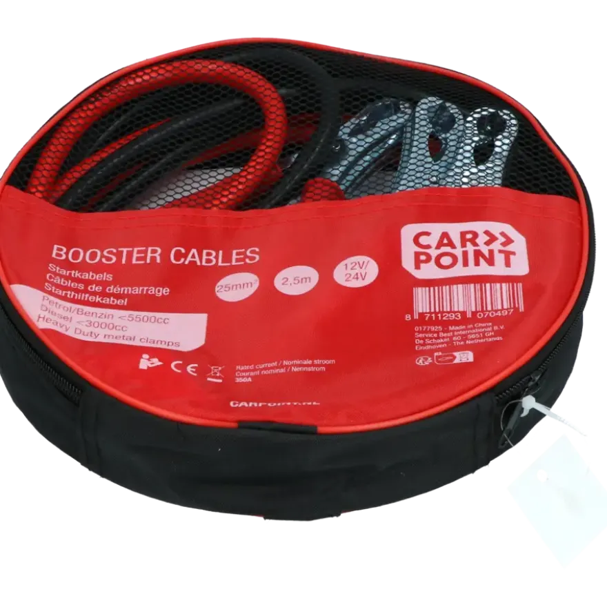 Carpoint Startkabelset 25mm² Geïsoleerde Handgreep
