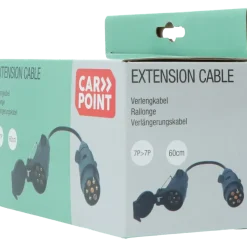 Carpoint trailer verlengkabel 7p stekker - 7p stekkerdoos