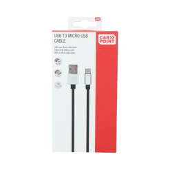 Carpoint USB>Micro USB kabel 1 Meter