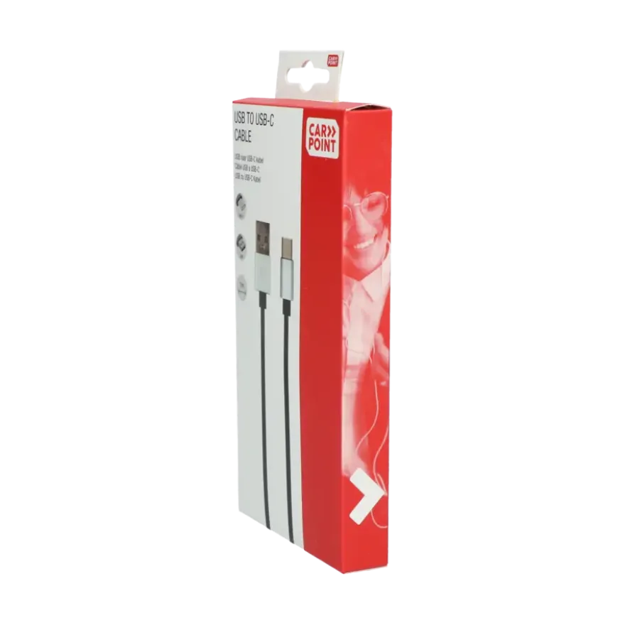 Carpoint USB>USB-C kabel 1 Meter