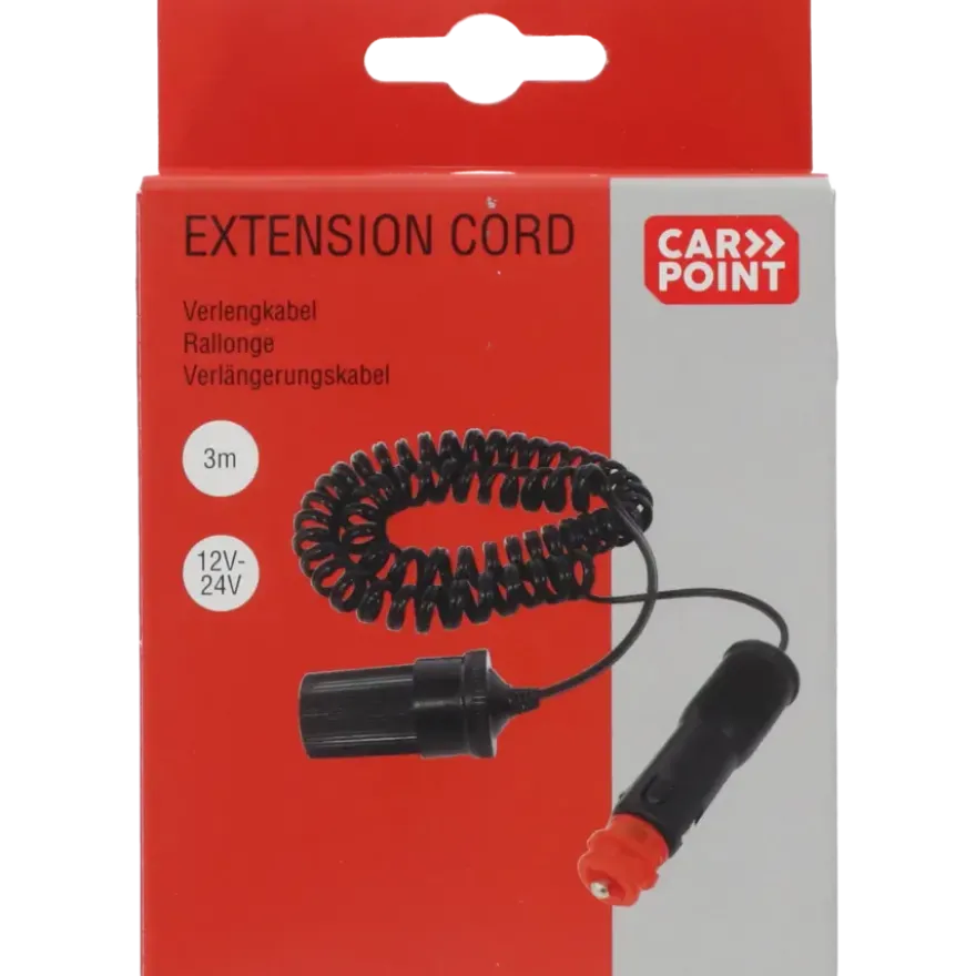 Carpoint Verlengkabel 12/24V 2,5m 5A