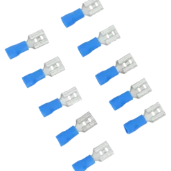 Carpoint Vlakstekerhuls 542 6.3x0.8mm blauw blister 10 Stuks