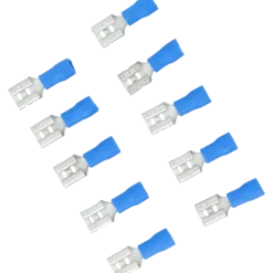 Carpoint Vlakstekerhuls 542 6.3x0.8mm blauw blister 10 Stuks