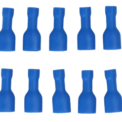 Carpoint Vlakstekerhuls 1542 6.3x0.8mm blauw blister 10 Stuks