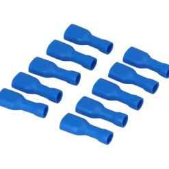 Carpoint Vlakstekerhuls 1542 6.3x0.8mm blauw blister 10 Stuks