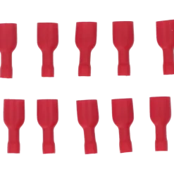 Carpoint Vlakstekerhuls 1541 6.3x0.8mm rood blister 10 Stuks