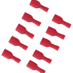 Carpoint Vlakstekerhuls 1541 6.3x0.8mm rood blister 10 Stuks