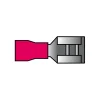 Carpoint Vlakstekerhuls 541 6.3x0.8mm rood blister 10 Stuks
