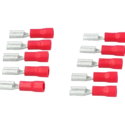 Carpoint vlakstekkerh 741 4.8x0.5 rood 10 stuks